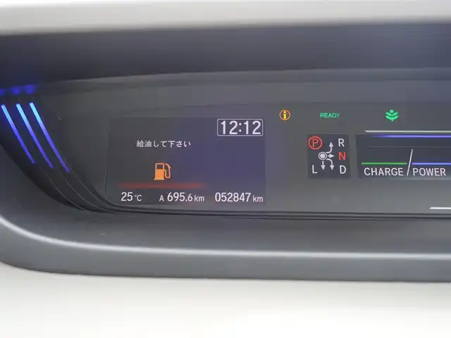 ホンダ フリード ハイブリット G ホンダセンシング 静岡県 2019(平31)年 5.3万km プレミアムスパークルブラックパール ワンオーナー／禁煙車/Sパッケージ/　・15インチアルミホイル/　・革巻きステアリングホイル/　・ブラック木目調インパネ加飾/　・ブラックプライムスムース／ファブリックコンビシート/　・シートバックアッパーポケット（前席）/ホンダセンシング/　・衝突軽減ブレーキ/　・歩行者事故低減ステアリング/　・アダクティブクルーズコントロール/　・車線維持支援システム/　・路外逸脱抑制機能/　・誤発進抑制機能/　・先行車発進のお知らせ機能/　・標識認識機能/Gathers 9インチナビ/　CD/DVD/SD/BT/フルセグTV/バックカメラ/ビルトインETC/両側パワースライドドア/スマートキー／プッシュスタート/純正フロアマット／ドアバイザー/取扱説明書／保証書