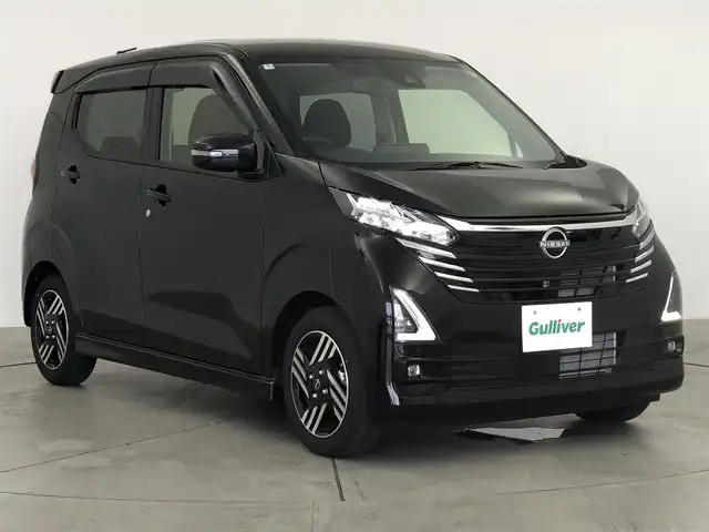 日産 デイズ ハイウェイスターX 愛知県 2024(令6)年 0.3万km ブラック ナビ　/全方位カメラ　/ＨＤＭＩ　/ドラレコ　/ＥＴＣ　/前後ソナー　/ＬＥＤライト　/フォグ　/ＢＴ　/フルセグＴＶ　/スマートキー　/アルミホイール　/フロアマット　/プッシュスタート　/スペアキー　/取説