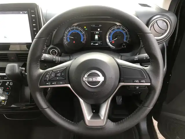 日産 デイズ ハイウェイスターX 愛知県 2024(令6)年 0.3万km ブラック ナビ　/全方位カメラ　/ＨＤＭＩ　/ドラレコ　/ＥＴＣ　/前後ソナー　/ＬＥＤライト　/フォグ　/ＢＴ　/フルセグＴＶ　/スマートキー　/アルミホイール　/フロアマット　/プッシュスタート　/スペアキー　/取説