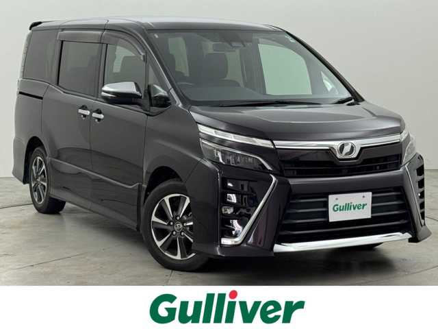 トヨタ ヴォクシー ZS 煌 福岡県 2018(平30)年 4.5万km ボルドーマイカメタリック 純正ナビ／フルセグＴＶ／ＢＴ　/両側パワースライドドア　/ＥＴＣ　/ドライブレコーダー　/バックカメラ　/クルーズコントロール　/衝突軽減被害システム　/レーンキープ　/横滑り防止装置　/アイドリングストップ　/オートマチックハイビーム　/純正16インチAW　/LED　