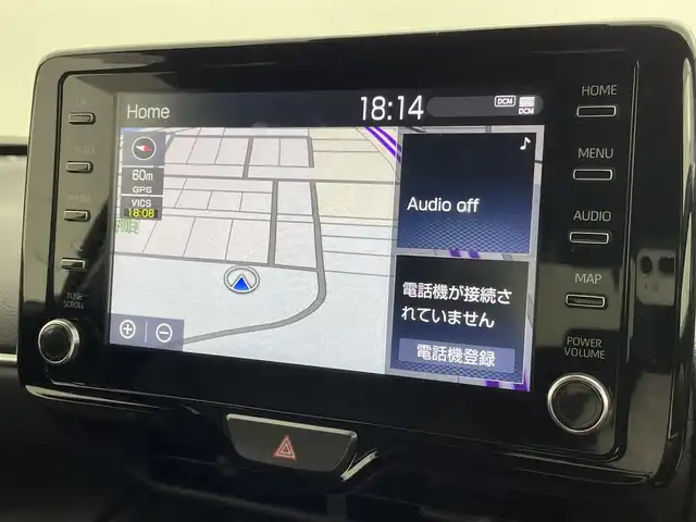 トヨタ ヤリスクロス ハイブリッド Z 群馬県 2023(令5)年 1.5万km ブラックマイカ 純正ナビ　バックカメラ　追従式クルーズコントロール　レーンアシスト　ＢＳＭ　アイドリングストップ　衝突軽減システム　シートヒーター　ステアリングヒーター　リアトラフィックアラート　禁煙車