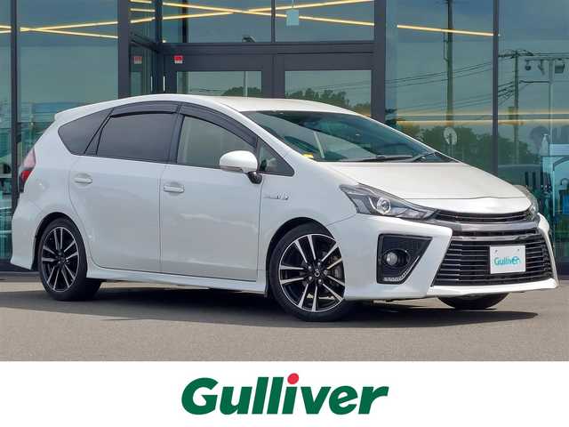 トヨタ プリウス α S ツーリングセレクション G’s 東京都 2016(平28)年 5.2万km ホワイトパールクリスタルシャイン 社外ナビ/Bluetooth/純正アルミホイール/ハーフレザーシート/ETC/LEDヘッドライト/ドアバイザー/オートライト/プッシュスタート/キーレスエントリー/純正フロアマット/バックカメラ/フルセグテレビ