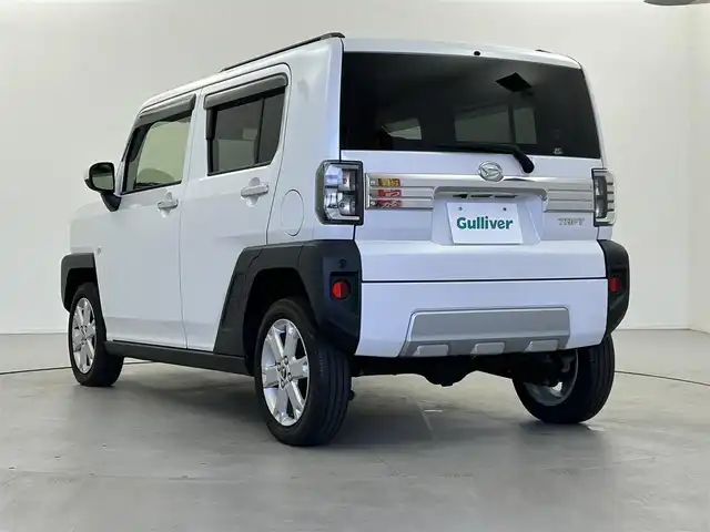 ダイハツ タフト G ターボ クロムベンチャー 福井県 2021(令3)年 3.6万km シャイニングホワイトパール ガラスルーフ/純正7インチSDナビ　型式：NMZK-W71D/(BT/CD/DVD/SD/USB/フルセグTV)/バックカメラ/前席シートヒーター/ドライブレコーダー（FR）/プッシュスタート/スマートキー×2/電動パーキングブレーキ/アイドリングストップ/横滑り防止/ステアリングスイッチ/LEDヘッドライト/LEDフォグライト/純正15インチAW/純正フロアマット/純正ドアバイザー/スマートアシストIII/・衝突回避支援ブレーキ機能/・車線逸脱警報機能/・コーナーセンサー/・全車速追従機能付ＡＣＣ