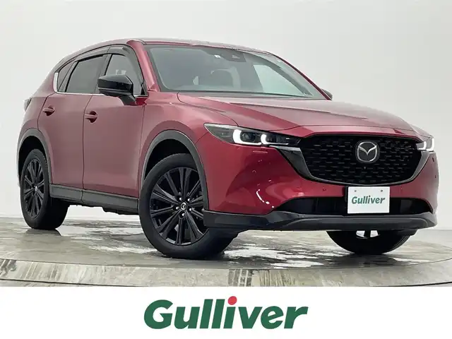マツダ ＣＸ－５ XD スポーツアピアランス 宮城県 2022(令4)年 3.8万km ソウルレッドクリスタルM 4WD//純正10.25インチナビ（AM.FM.フルセグTV.BT）//全方位カメラ//BOSEサウンド//ETC//レザーシート//シートヒーター//パワーシート//ステアリングヒーター//レーダークルーズコントロール(CTS)//オフロード・トラクション・アシスト//スマートシティブレーキサポート//レーンキープアシスト//パーキングセンサー//純正LEDヘッドライト//オートライト//パドルシフト//MTモード付きAT//置くだけ充電//アイドリングストップ//純正アルミホイール 19インチ//ドアバイザー//純正フロアマット