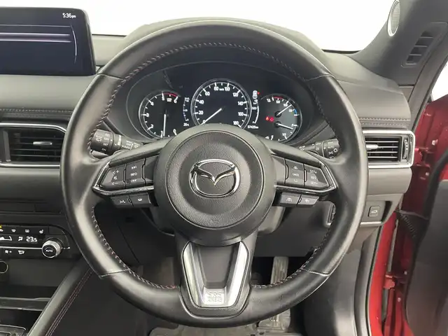 マツダ ＣＸ－５ XD スポーツアピアランス 宮城県 2022(令4)年 3.8万km ソウルレッドクリスタルM 4WD//純正10.25インチナビ（AM.FM.フルセグTV.BT）//全方位カメラ//BOSEサウンド//ETC//レザーシート//シートヒーター//パワーシート//ステアリングヒーター//レーダークルーズコントロール(CTS)//オフロード・トラクション・アシスト//スマートシティブレーキサポート//レーンキープアシスト//パーキングセンサー//純正LEDヘッドライト//オートライト//パドルシフト//MTモード付きAT//置くだけ充電//アイドリングストップ//純正アルミホイール 19インチ//ドアバイザー//純正フロアマット
