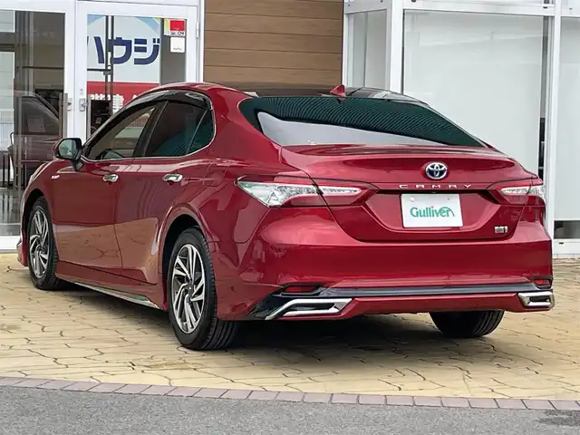 トヨタ カムリ G 宮崎県 2018(平30)年 8.4万km エモーショナルレッド ワンオーナー/パノラマムーンルーフ/純正9型ナビ/フルセグTV/バックカメラ/ビルトインETC/ドライブレコーダー/レーダークルーズコントロール/セーフティセンスP/・衝突被害軽減ブレーキ/・車線逸脱警報/・オートマチックハイビーム/LEDヘッドランプ/革巻きステアリング/ステアリングスイッチ/運転席パワーシート/モデリスタエアロ(F/S/R)/モデリスタ17インチアルミホイール/スマートキー/プッシュエンジンスタート/禁煙車