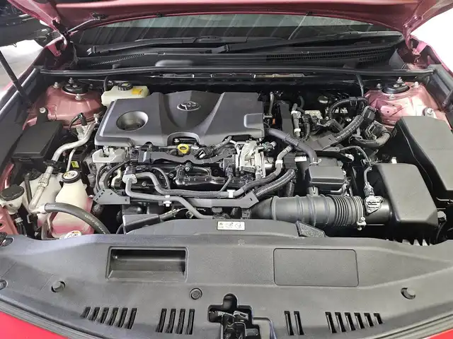 トヨタ カムリ G 宮崎県 2018(平30)年 8.4万km エモーショナルレッド ワンオーナー/パノラマムーンルーフ/純正9型ナビ/フルセグTV/バックカメラ/ビルトインETC/ドライブレコーダー/レーダークルーズコントロール/セーフティセンスP/・衝突被害軽減ブレーキ/・車線逸脱警報/・オートマチックハイビーム/LEDヘッドランプ/革巻きステアリング/ステアリングスイッチ/運転席パワーシート/モデリスタエアロ(F/S/R)/モデリスタ17インチアルミホイール/スマートキー/プッシュエンジンスタート/禁煙車