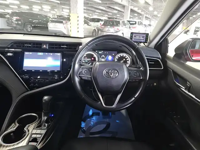 トヨタ カムリ G 宮崎県 2018(平30)年 8.4万km エモーショナルレッド ワンオーナー/パノラマムーンルーフ/純正9型ナビ/フルセグTV/バックカメラ/ビルトインETC/ドライブレコーダー/レーダークルーズコントロール/セーフティセンスP/・衝突被害軽減ブレーキ/・車線逸脱警報/・オートマチックハイビーム/LEDヘッドランプ/革巻きステアリング/ステアリングスイッチ/運転席パワーシート/モデリスタエアロ(F/S/R)/モデリスタ17インチアルミホイール/スマートキー/プッシュエンジンスタート/禁煙車