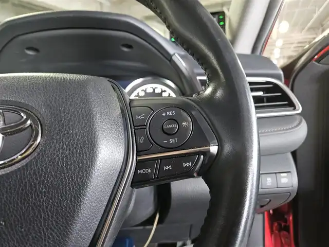 トヨタ カムリ G 宮崎県 2018(平30)年 8.4万km エモーショナルレッド ワンオーナー/パノラマムーンルーフ/純正9型ナビ/フルセグTV/バックカメラ/ビルトインETC/ドライブレコーダー/レーダークルーズコントロール/セーフティセンスP/・衝突被害軽減ブレーキ/・車線逸脱警報/・オートマチックハイビーム/LEDヘッドランプ/革巻きステアリング/ステアリングスイッチ/運転席パワーシート/モデリスタエアロ(F/S/R)/モデリスタ17インチアルミホイール/スマートキー/プッシュエンジンスタート/禁煙車