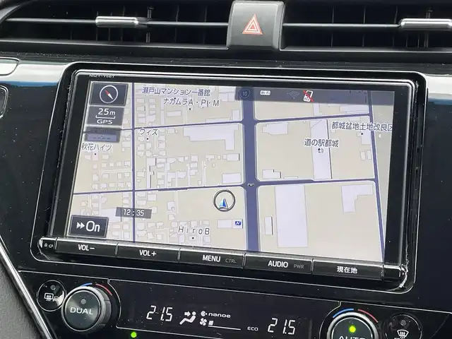 トヨタ カムリ G 宮崎県 2018(平30)年 8.4万km エモーショナルレッド ワンオーナー/パノラマムーンルーフ/純正9型ナビ/フルセグTV/バックカメラ/ビルトインETC/ドライブレコーダー/レーダークルーズコントロール/セーフティセンスP/・衝突被害軽減ブレーキ/・車線逸脱警報/・オートマチックハイビーム/LEDヘッドランプ/革巻きステアリング/ステアリングスイッチ/運転席パワーシート/モデリスタエアロ(F/S/R)/モデリスタ17インチアルミホイール/スマートキー/プッシュエンジンスタート/禁煙車