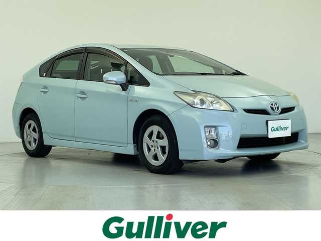 トヨタ プリウス S 愛知県 2010(平22)年 11.2万km アクアマイカメタリック 純正ナビ/・Bluetooth/・フルセグ/・DVD/CD/・SD音楽録音/バックカメラ/ドライブレコーダー/ビルドインＥＴＣ　/スペアキー/スマートキー/オートライト