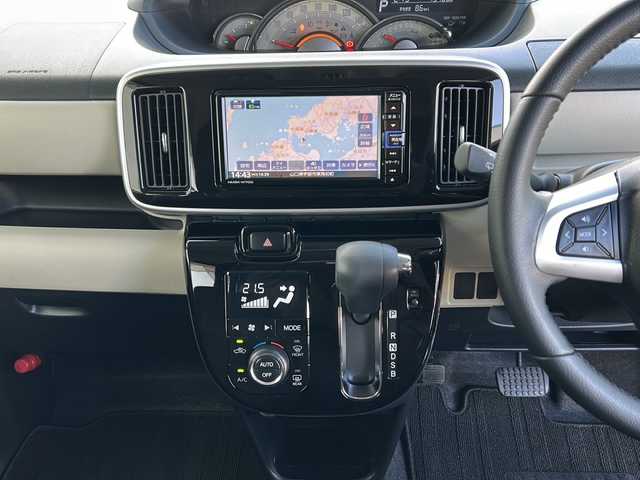 ダイハツ ムーヴ キャンバス G ブラックインテリア リミテッド SAⅢ 山口県 2019(令1)年 4.4万km ブラックマイカメタリック ダイハツ純正ナビ【NMZK-W70D】/・フルセグテレビ/・Bluetooth機能/・CD/DVD再生/・AM/FMラジオ/両側パワースライドドア/全方位カメラ/AFS/プッシュスタート/スマートキー/純正LEDヘッドライト/オートライト/フォグライト/ドアバイザー/純正フロアマット/スマートアシストIII/・衝突回避支援ブレーキ機能/・衝突警報機能/・ふらつき警報/・コーナーセンサー