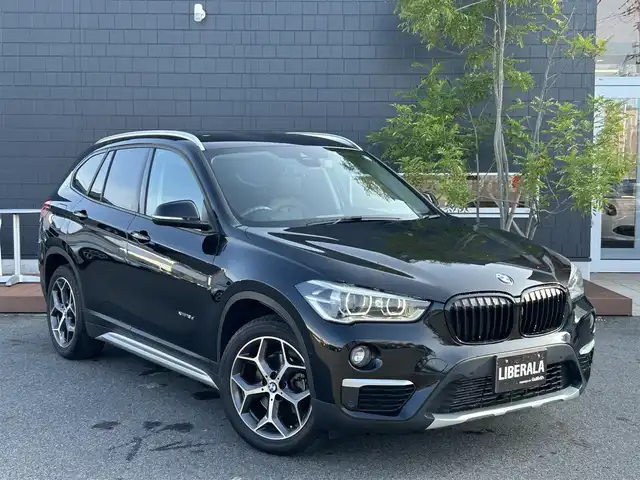 ＢＭＷ Ｘ１ xDrive 18d xライン 滋賀県 2018(平30)年 5.1万km サファイアブラックP ワンオーナー/ハイラインパッケージ/アドバンスドアクティブセーフティパッケージ/クルーズコントロール/純正ナビ/革シート／シートヒーター／メモリ付き/ルーフレール/パワーバックドア/Bカメラ/ヘッドアップディスプレイ/ドライブレコーダー/ミラーETC/アイドリングストップ
