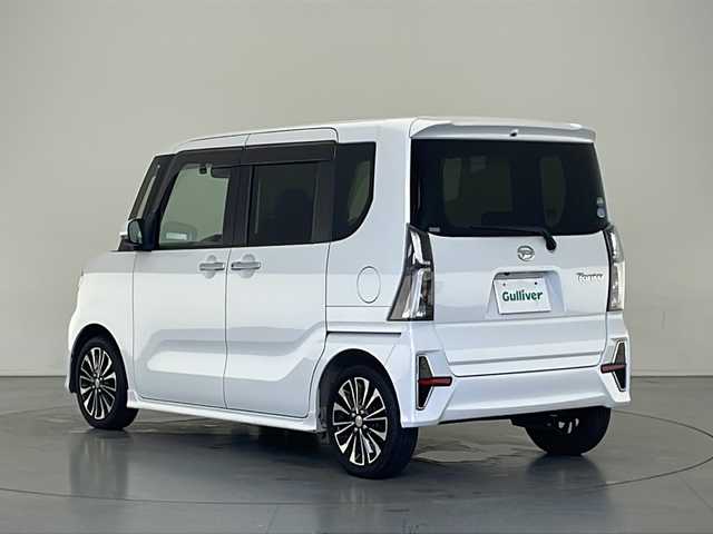 ダイハツ タント カスタム RS セレクション 長野県 2020(令2)年 3.3万km シャイニングホワイトパール 純正SDナビ/Bluetooth/CD/DVD/TV/バックカメラ/ETC/衝突被害軽減システム/横滑り防止装置/先行車発進お知らせ/車線逸脱警報/標識認識機能/レーンキープアシスト/コーナーセンサー/両側パワスラ/前席シートヒーター/純正15インチAW装着/純正フロアマット/ドアバイザー/電格ミラー/スマートキー/スペアキー1本/LEDヘッドライト