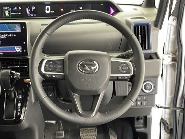 ダイハツ タント カスタム RS セレクション 長野県 2020(令2)年 3.3万km シャイニングホワイトパール 純正SDナビ/Bluetooth/CD/DVD/TV/バックカメラ/ETC/衝突被害軽減システム/横滑り防止装置/先行車発進お知らせ/車線逸脱警報/標識認識機能/レーンキープアシスト/コーナーセンサー/両側パワスラ/前席シートヒーター/純正15インチAW装着/純正フロアマット/ドアバイザー/電格ミラー/スマートキー/スペアキー1本/LEDヘッドライト