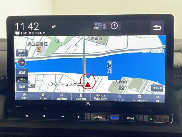 ホンダ ステップワゴン スパーダ eHEV 広島県 2025(令7)年 0.1千km プラチナホワイトパール 登録済未使用車　3km/純正１１．４型ナビ　/両側パワースライドドア /シートヒーター /パワーテールゲート/レーンキープアシスト /衝突軽減ブレーキ /オートハイビーム /コーナーセンサー /ＬＥＤヘッドランプ /純正16インチアルミホイール（205/60/R16)/エアバック（運転席/助手席/サイド）