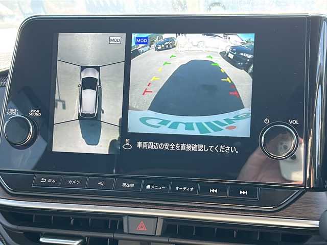 日産 オーラ G FOUR レザーエディション 福島県 2023(令5)年 2.2万km ガーネットレッド/スーパーブラック 2トーン 4WD 純正ナビ フルセグTV Bluetooth 全方位モニター 衝突軽減ブレーキ オートクルーズ追従有 シートヒーター ドライブレコーダー前後 オートハイビーム レザーシート ETC スマートキー ハンドルヒーター