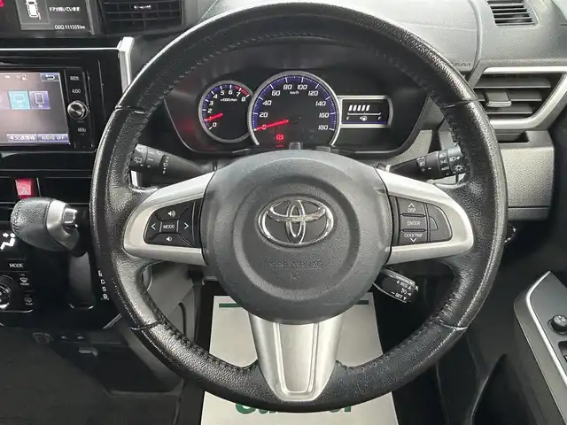 トヨタ ルーミー カスタムG 長崎県 2017(平29)年 11.2万km レーザーブルークリスタルシャイン ワンオーナー/純正ナビ（ＡＭ／ＦＭ／ＴＶ／ＢＴ／ＳＤ／ＤＩＳＣ）/バックカメラ/ＥＴＣ/両側パワースライドドア/クルーズコントロール/前席シートヒーター/純正アルミ/純正フロアマット/フォグランプ/ウィンカーミラー/保証書/取扱説明書/記録簿