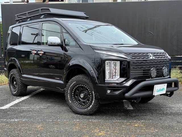 三菱 デリカＤ：５ P 埼玉県 2020(令2)年 3万km ダイヤモンドブラックマイカ ＜GIGEARオフロードカスタム＞/1.5インチリフトアップ（純正あり）/フロントグリルガード＆LEDフォグライト/3インチブルバー/オーバーフェンダー/ルーフラック【アルミブラック】/リアラダー/＜その他＞/社外１６インチＡＷ/社外メモリナビ【KENWOOD】/Bluetoothオーディオ/フルセグテレビ/フリップダウンモニター/ETC/ドライブレコーダー【コムテック】/全方位カメラ/電動オートサイドステップ/両側パワースライドドア/パワーバックドア/パワーシート（D席、N席)/シートヒーター/シートカバー【Clazzio】/クルーズコントロール（追従機能付)/パドルシフト/プッシュスタート/LEDヘッドライト/スマートキー×2