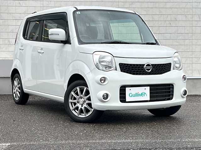 日産 モコ X FOUR 福島県 2013(平25)年 7.2万km スノーパールホワイト 4WD タッチパネルオーディオ USB接続 バックカメラ シートヒーター 社外アルミホイール エンジンプッシュスタート スマートキー　純正フロアマット オートエアコン ドアバイザー　アイドリングストップ
