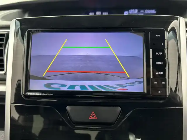 ダイハツ タント カスタム RS トップED SAⅡ 三重県 2015(平27)年 6万km ブラックマイカメタリック /社外SDナビ/　フルセグTV/BT/CD/DVD//バックカメラ//両側パワースライド//衝突被害軽減システム//ハーフレザー//ETC//プッシュスタート//スマートキー//純正15インチアルミホイール
