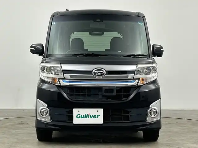 ダイハツ タント カスタム RS トップED SAⅡ 三重県 2015(平27)年 6万km ブラックマイカメタリック /社外SDナビ/　フルセグTV/BT/CD/DVD//バックカメラ//両側パワースライド//衝突被害軽減システム//ハーフレザー//ETC//プッシュスタート//スマートキー//純正15インチアルミホイール