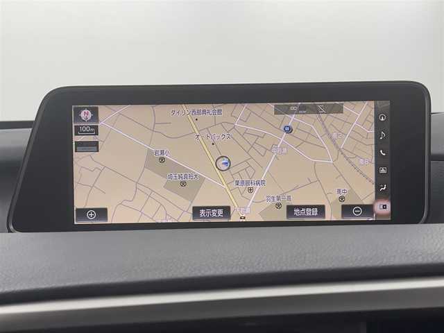 レクサス ＲＸ 450h バージョンL 埼玉県 2016(平28)年 6.7万km ソニッククォーツ ３眼ＬＥＤ　黒革　サンルーフ　純正１２．３型ナビ　温シート　エアシート　Ｂカメラ　ＢＳＭ　ＨＵＤ　ビルトインＥＴＣ２．０　パワーシート　電動リアゲート　追従走行　ＢＴ　ＵＳＢ　衝突被害軽減