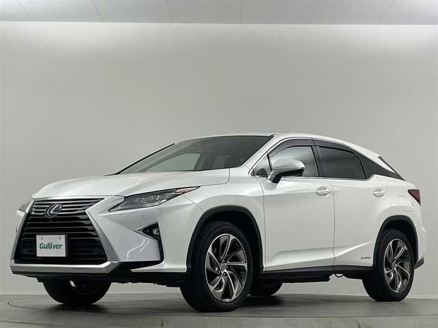 レクサス ＲＸ 450h バージョンL 埼玉県 2016(平28)年 6.7万km ソニッククォーツ ３眼ＬＥＤ　黒革　サンルーフ　純正１２．３型ナビ　温シート　エアシート　Ｂカメラ　ＢＳＭ　ＨＵＤ　ビルトインＥＴＣ２．０　パワーシート　電動リアゲート　追従走行　ＢＴ　ＵＳＢ　衝突被害軽減