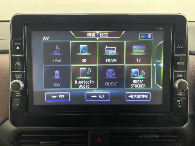 日産 ルークス オーテック 秋田県 2021(令3)年 5.8万km フローズンバニラパール 4WD/エマージェンシーブレーキ　/純正SDナビ　/　　CD/DVD/BT/フルセグTV/アラウンドビューモニター　/両側パワースライドドア　/オートライト　/ハーフレザーシート　/前席シートヒーター　/純正AUTECH14インチアルミホイール　/アイドリングストップ/前後コーナーセンサー/ステアリングスイッチ/スマートキー