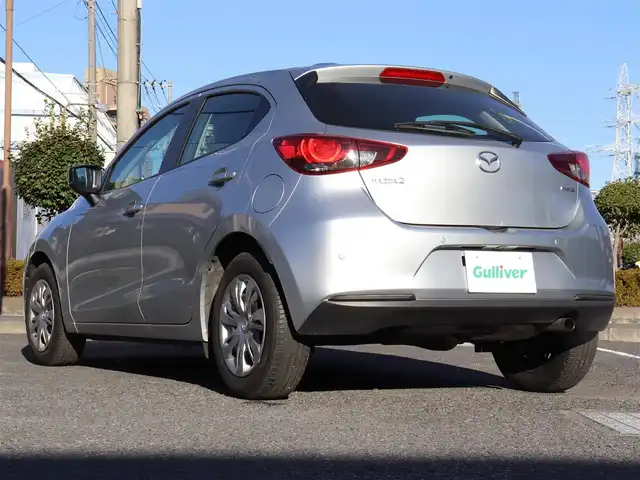 マツダ マツダ２ 15S 神奈川県 2020(令2)年 1.8万km ソニックシルバーM 純正ディスプレイオーディオ/Bluetooth/LEDヘッドライト/プッシュスタート/スマートキー/スペアスマートキー