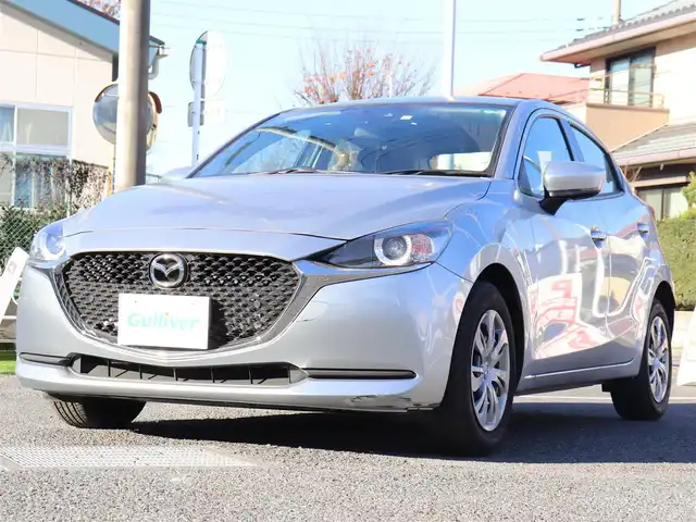 マツダ マツダ２ 15S 神奈川県 2020(令2)年 1.8万km ソニックシルバーM 純正ディスプレイオーディオ/Bluetooth/LEDヘッドライト/プッシュスタート/スマートキー/スペアスマートキー