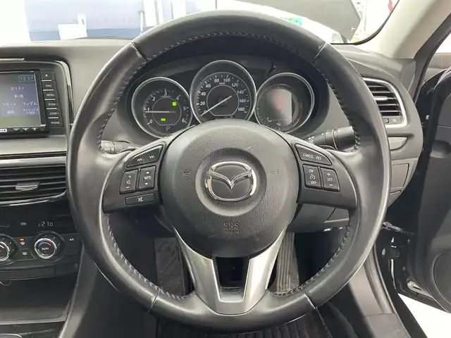 マツダ アテンザ ワゴン XD 滋賀県 2014(平26)年 7.7万km ジェットブラックマイカ 純正ナビ/【Bluetooth/CD/DVD/フルセグTV/USB】/バックカメラ/クルーズコントロール/パドルシフト/ETC/HIDヘッドライト/オートライト/AFS/純正フロアマット/ドアバイザー/プッシュスタート/スマートキー/ステアリングスイッチ