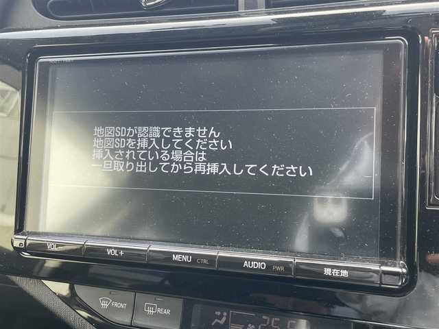 トヨタ アクア S スタイルブラック 愛媛県 2016(平28)年 8.2万km ブラックマイカ 純正ナビ/バックカメラ/地デジ/モデリスタエアロ/オートライト/スペアキー×１/社外ビルトインETC/新車時整備手帳/　　【保証書】/取扱説明書