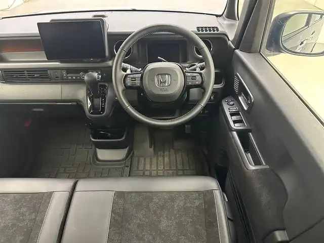 ホンダ Ｎ ＢＯＸ カスタム ターボ 兵庫県 2024(令6)年 0.2万km トワイライトミストブラックパール 社外メモリーナビ/(CN-FIX10BGD)/フルセグ CD DVD BT MSV/ドライブレコーダー/ETC/バックカメラ/レーダークルーズコントロール/衝突軽減ブレーキ/LKA/コーナーセンサー/両側パワースライドドア/ハーフレザーシート/シートヒーター/LEDヘッドライト/LEDフォグライト/オートライト/ヘッドライトレベライザー/純正15インチアルミホイール/スマートキー