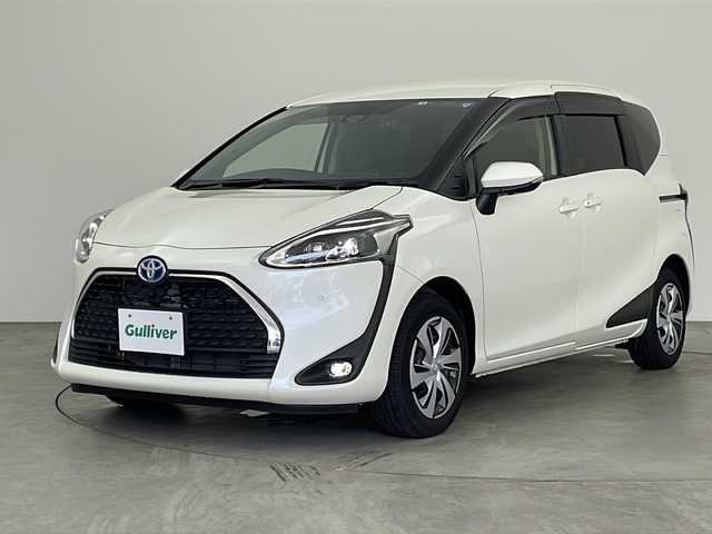 トヨタ シエンタ ハイブリッド G クエロ 兵庫県 2022(令4)年 0.3万km ホワイトパールクリスタルシャイン 純正メーカーナビ/フルセグ/Ｂｌｕｅｔｏｏｔｈ/CD/DVD/前後ドラレコ/ステアリングヒーター/シートヒーター/ハーフレザーシート/両側パワースライドドア/アラウンドビューモニター/クルーズコントロール/オートライト/ＬＥＤライト/オートマチックハイビーム/レーンキープアシスト/スマートキー/プッシュスタート/純正フロアマット/横滑り防止装置/コーナーセンサー