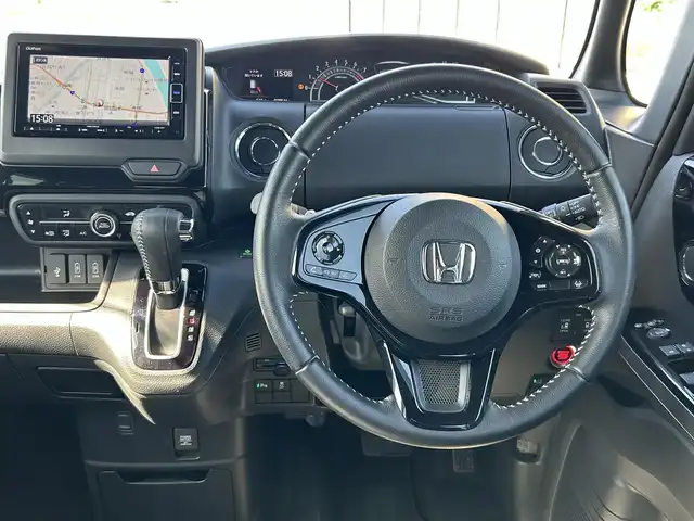 ホンダ Ｎ ＢＯＸ カスタム L ターボ 鳥取県 2021(令3)年 2.1万km クリスタルブラックパール ワンオーナー・ターボ車/純正ナビ/フルセグ/DVD/CD/BT/USB/バックカメラ・ビルトインETC/ハーフレザーシート/前席シートヒーター/ホンダセンシング/レーダークルーズコントロール/レーンキープアシスト/両側パワースライド/LEDヘッドライト/純正15インチアルミホイール/パドルシフト/プッシュエンジンスタート/フロアマット・ドアバイザー/保証書・取扱説明書/スペアキーｘ１