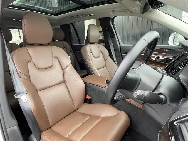 ボルボ ＸＣ９０ T5 AWD ノルディックED 静岡県 2018(平30)年 2.1万km パール ５０台限定モデル/ワンオーナー /専用内装カラーブラウンレザーシート/専用20インチアルミホイール /パノラマサンルーフ/harman/kardonサラウンド/純正ナビフルセグTV Bluetooth CarPlay対応/全方位カメラ/インテリセーフティ衝突軽減ブレーキACCレーンアシストBLIS/パワーバックドア /アンビエントライト /セカンドシートヒーター/ヘッドアップディスプレイ/ダークフレームバーチ・ウッド・パネル/レインセンサー /前後ドライブレコーダー/DSRCETC