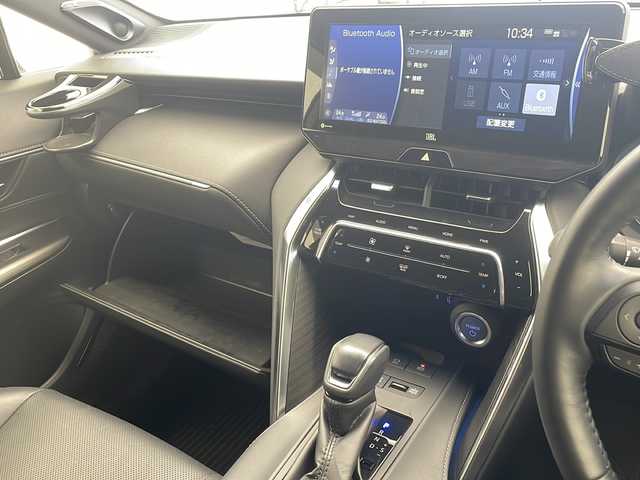 トヨタ ハリアー ハイブリッド Z レザーパッケージ 沖縄県 2022(令4)年 2.7万km プレシャスブラックパール 純正１２．３型ナビ/(フルセグTV　Bluetooth接続)/ＪＢＬサウンド　/バックカメラ　/ＥＴＣ2.0/ドライブレコーダー　/レザーシート　/パワーシート　/シートヒーター　/エアシート　/電動リアゲート　/トヨタセーフティセンス/ステアリングスイッチ/ステアリングヒーター/ＬＥＤヘッドライト　