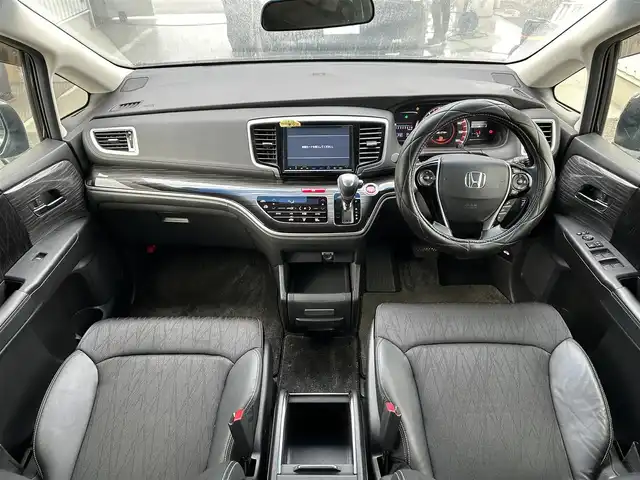 ホンダ オデッセイ アブソルート・EXホンダセンジング 福岡県 2017(平29)年 6.4万km プレミアムヴィーナスブラックP 純正9型SDナビバックモニターホンダセンシングノーマルクルーズコントロール両側パワスラETCオットマン純正LEDヘッドライト純正フロアマット純正アルミホイール18inchスマートキープッシュスタート