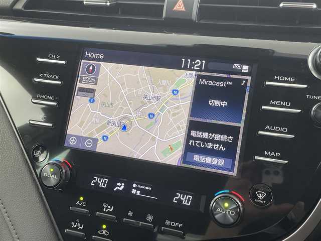 トヨタ カムリ G 埼玉県 2020(令2)年 6.6万km プラチナホワイトパールマイカ 純正7型ナビ/・AM/FM/USB/Bluetooth/miracast)/バックカメラ/Toyota Safety Sense/・プリクラッシュセーフティシステム/・レーンディパーチャーアラート(ステアリング制御機能付)/・オートマチックハイビーム/・レーダークルーズコントロール(全車速追従機能付)/インテリジェントクリアランスソナー(パーキングサポートブレーキ)/LEDヘッドランプ/LEDフォグランプ/ビルトインETC/電動リアゲート/パワーシート席/社外ドラレコ前後