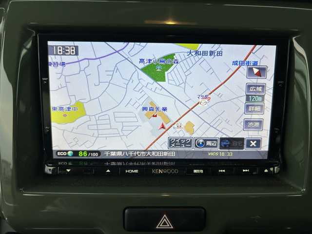 スズキ ハスラー Jスタイル 千葉県 2015(平27)年 6.1万km クールカーキパールメタリック/ホワイト2トーンルーフ 社外メモリナビ/(CD/DVD/BT/フルセグTV)/バックカメラ/衝突被害軽減システム/横滑り防止装置/ETC/アイドリングストップ/HIDヘッドライト/オートライト/ウィンカーミラー/電動格納ミラー/前席シートヒーター/プッシュスタート/スマートキー/フロアマット/ドアバイザー/取扱説明書