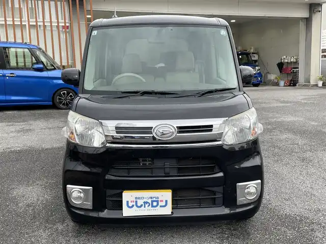 ダイハツ タント X ターボ 沖縄県 2015(平27)年 7.4万km ブラックマイカメタリック (株)IDOMが運営する【じしゃロンOO店】の自社ローン専用車両になりますこちらは現金またはオートローンご利用時の価格です。自社ローンご希望の方は別途その旨お申付け下さい/・プッシュスタート　/・ナビ　/・ＴＶ　/・Ｂｌｕｅｔｏｏｔｈ接続　/・ＥＴＣ　/・片側パワースライドドア　/・横滑り防止装置　/・アイドリングストップ　/・純正フロアマット　/・スマートキー　/・ＡＢＳ　/・ベンチシート
