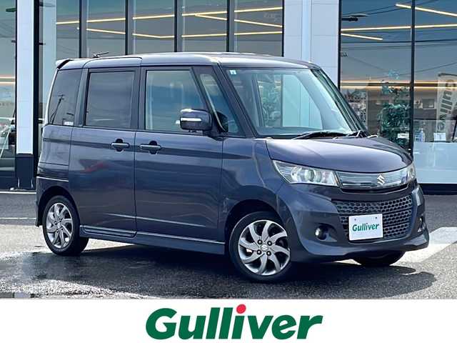 スズキ パレット ＳＷ リミテッドⅡ 新潟県 2013(平25)年 8.9万km ルナグレーパールメタリック 社外ナビ/【AM・FM・TV・BT・DVD】/バックカメラ/両側パワースライドドア/プッシュスタート/スペアキー1本/フロアマット純正/シートヒーターD席/フォグランプ/ETC