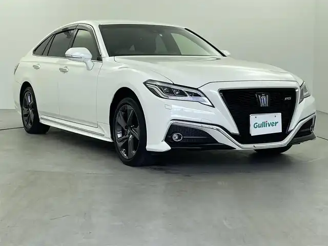 トヨタ クラウン ハイブリッド RS Four リミテッド 福井県 2020(令2)年 3.4万km ホワイトパールクリスタルシャイン 衝突被害軽減ブレーキ/純正8インチディスプレイオーディオ（ナビあり）/レーダークルーズコントロール/シートヒーター/エアーシート/フルセグTV/Bluetooth/パワーシート/コーナーセンサー/純正アルミホイール/ETC/ブラインドスポットモニター/LEDヘッドライト/ステアリングヒーター/オートマチックハイビーム/ドライブレコーダー/ステアリングスイッチ/スマートキー/プッシュスタート