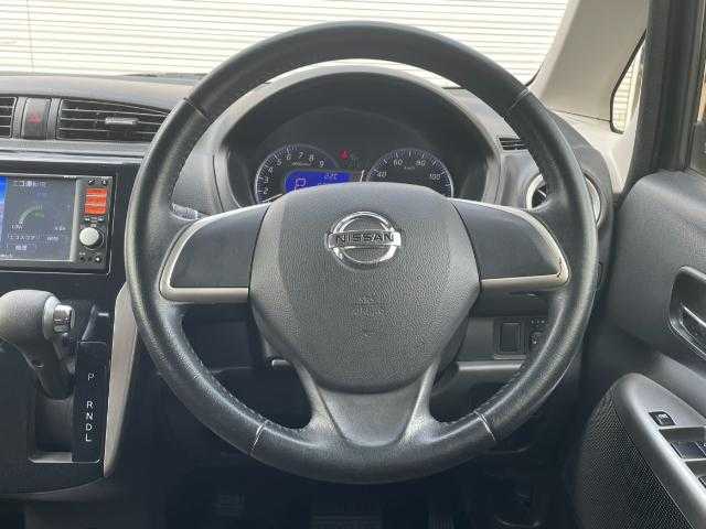 日産 デイズ ハイウェイスターX 岩手県 2014(平26)年 8万km ブラック 純正ＳＤナビ/ＣＤ／ワンセグ／ラジオ/Ｂカメラ/シートヒーター/アイドリングストップ/電格ミラー/純正フロアマット/自動防眩ミラー/ＬＥＤヘッドライト/フォグ/プッシュスタート