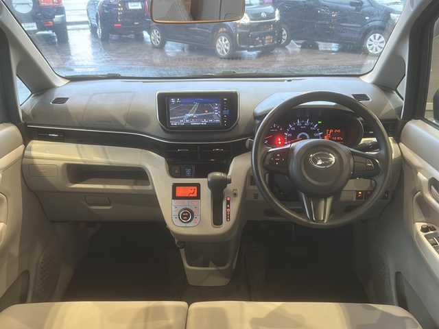 ダイハツ ムーヴ X SAⅢ 秋田県 2019(平31)年 4.4万km ブラックマイカメタリック ４WD /衝突軽減装置/純正ナビ/　フルセグ/Bluetooth/　CD/DVD/SD/USB/オートライト/オートハイビーム/アイドリングストップ/横滑り防止スイッチ/純正フロアマット/プッシュスタート/バックカメラ/運転席シートヒーター/ベンチシート