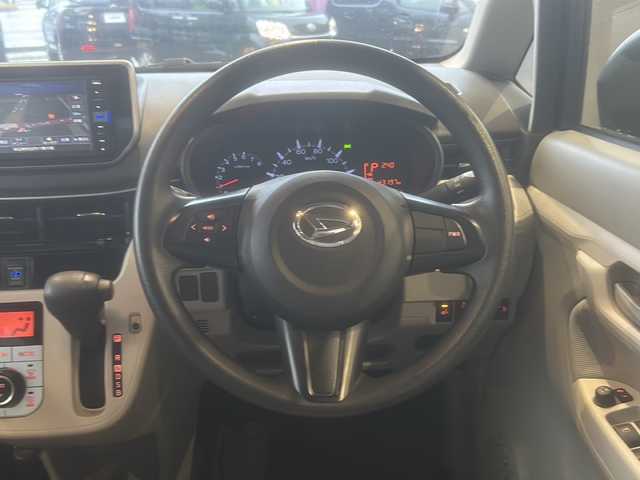 ダイハツ ムーヴ X SAⅢ 秋田県 2019(平31)年 4.4万km ブラックマイカメタリック ４WD /衝突軽減装置/純正ナビ/　フルセグ/Bluetooth/　CD/DVD/SD/USB/オートライト/オートハイビーム/アイドリングストップ/横滑り防止スイッチ/純正フロアマット/プッシュスタート/バックカメラ/運転席シートヒーター/ベンチシート