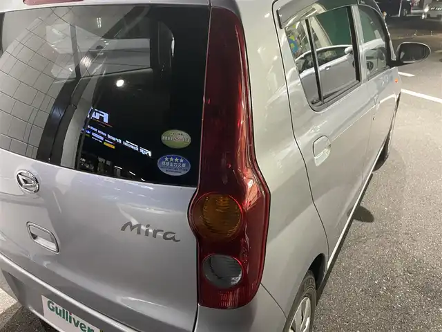 ダイハツ ミラ L 新潟県 2009(平21)年 3.9万km ブライトシルバーメタリック ５MT/純正ホイール冬タイヤ装着/ドアバイザー/レベライザー/CDプレーヤー