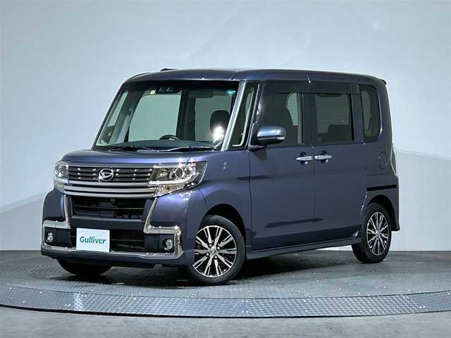 ダイハツ タント カスタムX トップED LTD SAⅢ 愛媛県 2018(平30)年 1.8万km メテオライトグレーイリュージョナルP ・純正ナビ(NSZN-W68D)/(フルセグ/CD/DVD/BT)/・衝突被害軽減ブレーキ/・オートハイビーム/・アイドリングストップ/・全方位カメラ/・ハーフレザーシート/・D席シートヒーター/・両側パワースライドドア/・ETC/・純正14インチアルミホイール/・純正フロアマット/・ステアリングリモコン/・ドアバイザー/・取扱説明書/・保証書