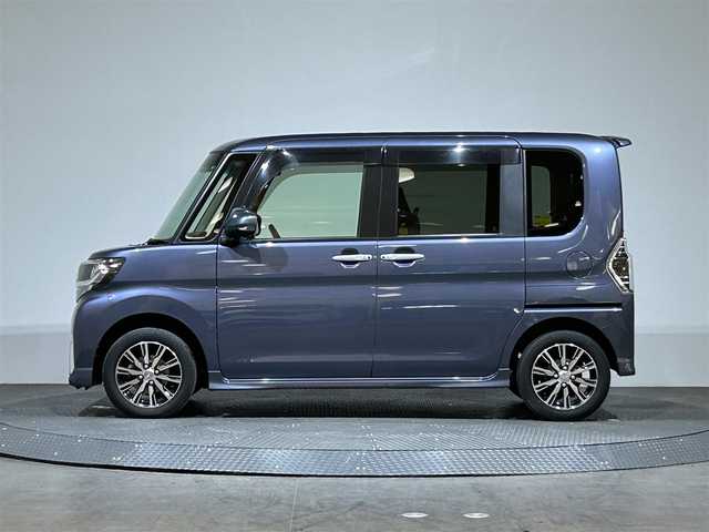 ダイハツ タント カスタムX トップED LTD SAⅢ 愛媛県 2018(平30)年 1.8万km メテオライトグレーイリュージョナルP ・純正ナビ(NSZN-W68D)/(フルセグ/CD/DVD/BT)/・衝突被害軽減ブレーキ/・オートハイビーム/・アイドリングストップ/・全方位カメラ/・ハーフレザーシート/・D席シートヒーター/・両側パワースライドドア/・ETC/・純正14インチアルミホイール/・純正フロアマット/・ステアリングリモコン/・ドアバイザー/・取扱説明書/・保証書